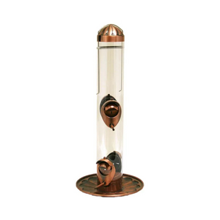 Copper Finish 2 in 1 Wild Bird Feeder