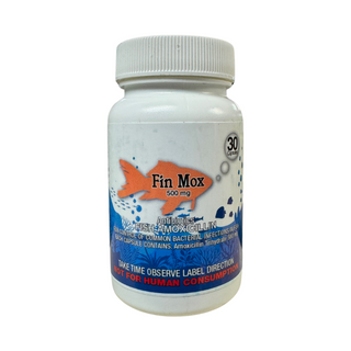 Fin Mox Fish Amoxicillin 500mg 30ct Front