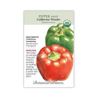 Pepper Sweet (green/red) Cal Wonder Organic