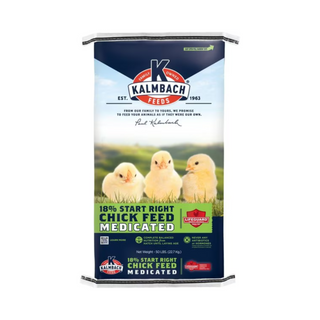 Kalmbach Feeds 18% Start Right Medicated Chick Feed - Pittsboro Feed