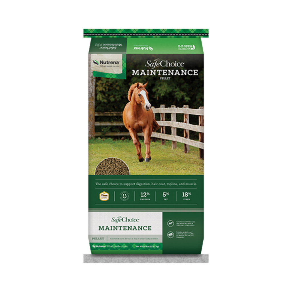 Nutrena SafeChoice Maintenance Horse Feed – Pittsboro Feed