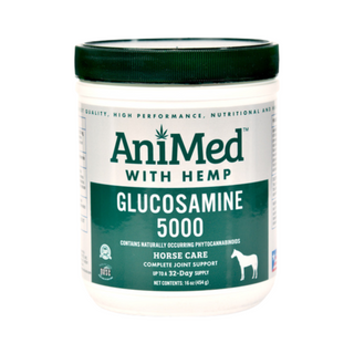 AniMed Glucosamine 5000 with Hemp Horse Supplement