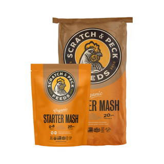 Scratch & Peck Feeds Organic Chicken & Duck Starter Mash