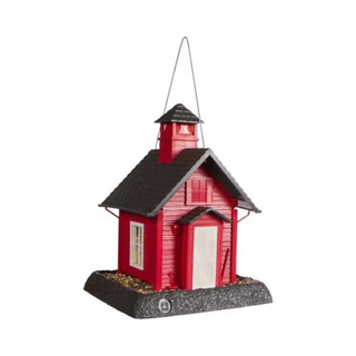 Village Collection School House Birdfeeder